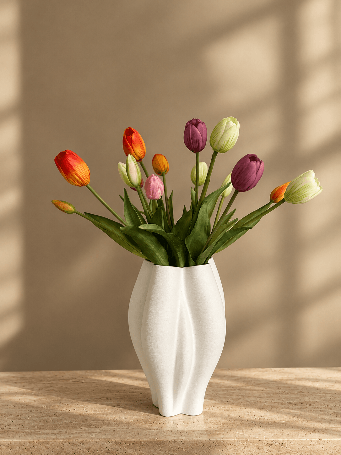 Stor Tulipan Buket – Flerfarvede