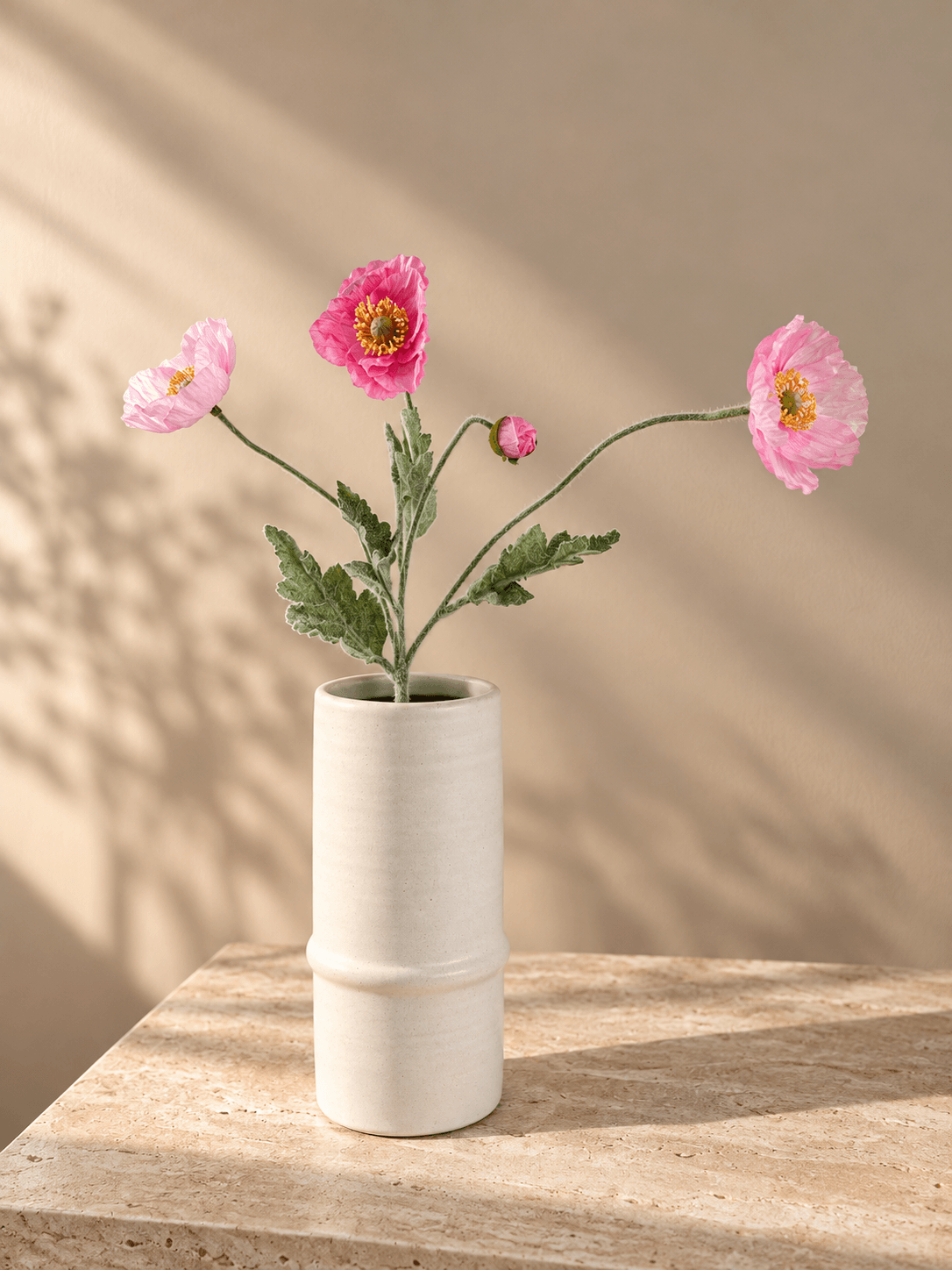 Pink Valmue Blomst
